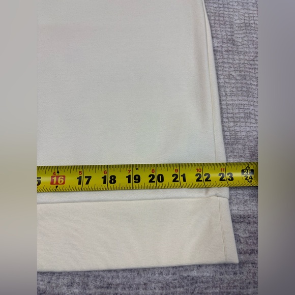 NWT J. Crew Factory Button Shoulder Pullover Women’s XL Cream Heritage - Picture 6 of 13